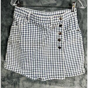 Urban Coco Blue Short Plaid Schoolgirl Shorts Women’s 9/10 Pre-Owned Skirt